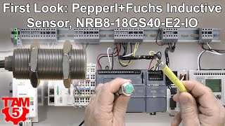 First Look PepperlFuchs Inductive Proximity Sensor NRB818GS40E2IO [upl. by Aon]