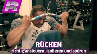 Rücken beim Training richtig ansteuern und spüren [upl. by Qifar]