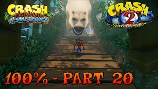 Crash Bandicoot 2  N Sane Trilogy  100 Walkthrough Part 20 UnBearable Gem [upl. by Aninat]