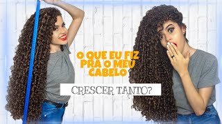 10 DICAS INFALÍVEIS PARA FAZER O CABELO CACHEADO CRESCER RÁPIDO  CRESCIMENTO CAPILAR MANOELA SILVA [upl. by Ailesor]