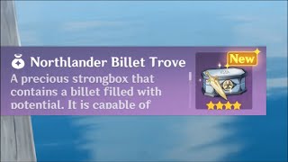 How the Northlander Billet Trove works  Genshin Impact [upl. by Onibag]