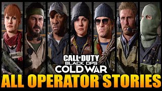 Black Ops Cold War All Operator Secret Stories [upl. by Von]