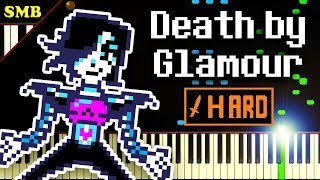 UNDERTALE  DEATH BY GLAMOUR  Piano Tutorial [upl. by Ahsikel]