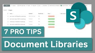 Microsoft SharePoint  Document Libraries  7 Pro Tips [upl. by Schweiker]