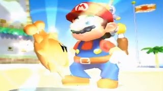 Super Mario Sunshine  All Delfino Plaza Shines [upl. by Esalb703]