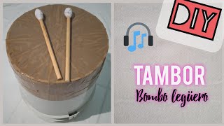 DIY Tambor  Bombo legüero con materiales reciclados [upl. by Franek]