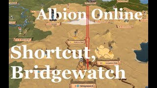 Albion Online  Caerleon to Bridgewatch fast almost safely [upl. by Enecnarf]