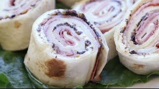 How to Make Muffaletta Pinwheels  Appetizer Recipes  Allrecipescom [upl. by Htor]