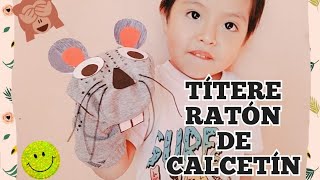 Como hacer títeres con calcetín o media Muy Fácil para niños [upl. by Silvestro]