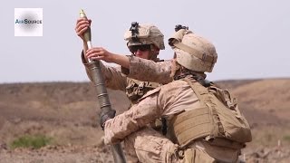 US Marines M224 60mm Lightweight Mortar Live Fire Exercise [upl. by Nuawaj267]