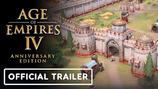 Age of Empires 4 Anniversary Edition  Official Launch Trailer [upl. by Neelyar]