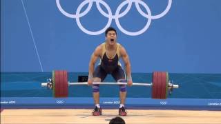 Lu xiaojun Clean and jerk world record 204 kg [upl. by Jannel]