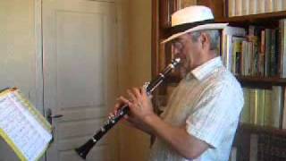 Melancholy Blues  Traditional Jazz Clarinet [upl. by Lleinnad]