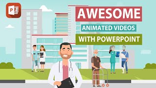 How To Create Animated Videos With PowerPoint  Beginners Guide [upl. by Stamata883]