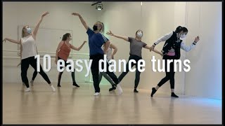 10 easy dance turns [upl. by Atiral779]