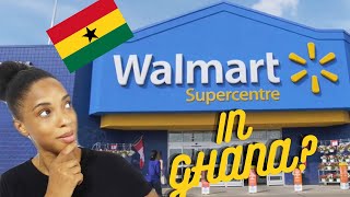 WALMART COMES TO GHANA   ROCHELLE VLOGS [upl. by Nyrahtak]