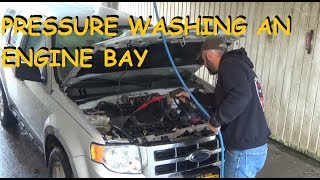 DIY  Engine Pressure Washing [upl. by Naelopan]