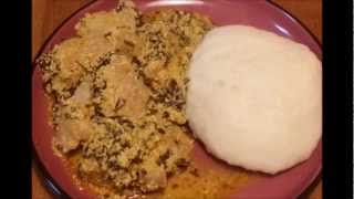 Egusi soup with Pounded yam [upl. by Pennie198]