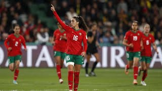 Mondial féminin  le Maroc bat la Colombie et passe en 8eme [upl. by Ennelram612]