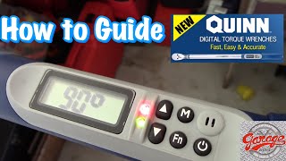 How to Guide Harbor Freight QUINN Digital Torque Wrench including Torque Angles [upl. by Lada]