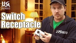 How to Wire and Install a Switch Receptacle [upl. by Oicatsana]