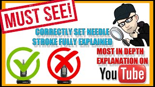 How To Correctly Set A Tattoo Needle amp STROKE Fully Explained [upl. by Kerril]