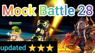 Mock Battle 28 Updated  Summoners War [upl. by Lefty476]