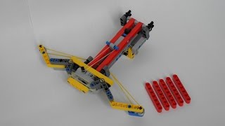 Lego Technic mini Armbrust Bauanleitung  Speed Build  Peter Pan [upl. by Acitel195]