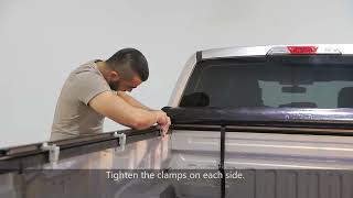 North Mountain Soft Roll up Tonneau Cover Install Video（Regular Cover） [upl. by Serrell]