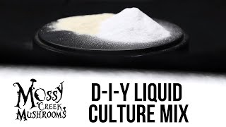 What is a liquid mushroom culture DIY Recipe for mushroom liquid culture jar mycelium [upl. by Cindi46]