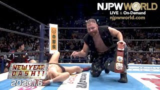 Jon Moxley lays out Minoru Suzuki at New Year Dash njdash [upl. by Bricker]