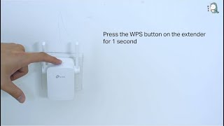 How to Set up the TPLink Range Extender RE105 via the WPS Button [upl. by Abey]