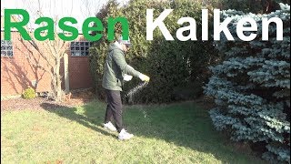 Rasen kalken  Warum und wann Rasen kalken  Rasenkalk Kalk für den Rasen [upl. by Rafaelita]