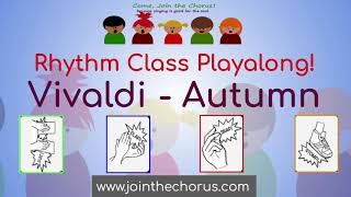 Rhythm amp Body Percussion Playalong  VIVALDI AUTUMN [upl. by Moulton]