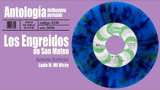 LOS ENGREIDOS DE SAN MATEO  Mi vicio  Disco de Vinilo 45RPM  Huayno [upl. by Anyer]