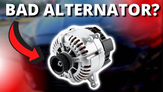 SYMPTOMS OF A BAD ALTERNATOR [upl. by Esirrehc]