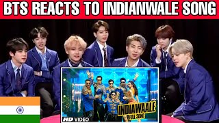 bts reaction to Bollywood songs Indian wale happy new year BTS reaction to Indian song  Korean tv [upl. by Paxton]