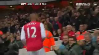 Arsenal Vs Leeds 10 Thierry Henry Goal English Commentary [upl. by Sig]