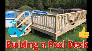 Building A 16x16 Pool Deck [upl. by Mathis]