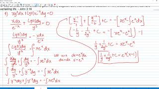 Variable Separable DE Part 3  Differential Equations [upl. by Woll422]