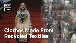 Designer Makes Clothes From Recycled Materials [upl. by Eyt690]