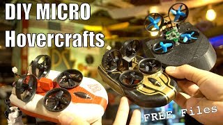 DIY Tiny Micro RC Hovercrafts [upl. by Mooney]