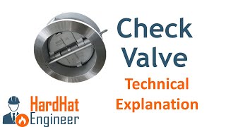 Check Valve Types Parts and Use  Technical Explanation [upl. by Zonda]