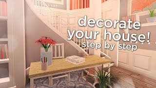 How to Decorate your House in Bloxburg [upl. by Kelsey]