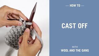 How to cast off your knitting [upl. by Neelyak231]