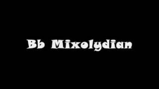 Bb Mixolydian Groove Backing Track [upl. by Aikar]