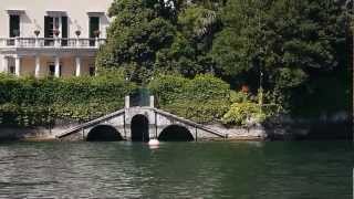 Visit Lake Como Italy video shot today of George Clooneys House Villa Oleandra [upl. by Akimat]