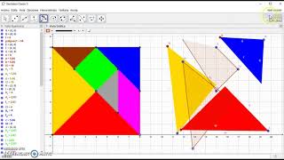 Tutorial para crear un Tangram con GeoGebra [upl. by Aslehc395]