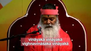 Vinayaka Vinayaka bhajan by Sri Ganapathy Sachchidananda Swamiji [upl. by Ila]