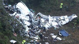 Plane Crash Carrying Brazilian Soccer Team Leaves 75 Dead [upl. by Pelaga196]